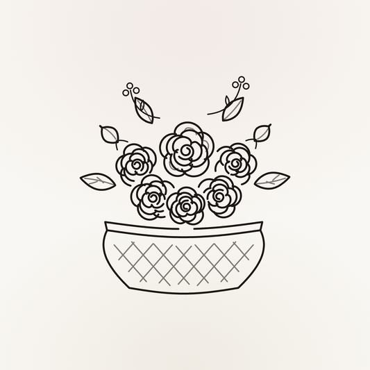 Blanc de Blanc Hatbox — Amouria London