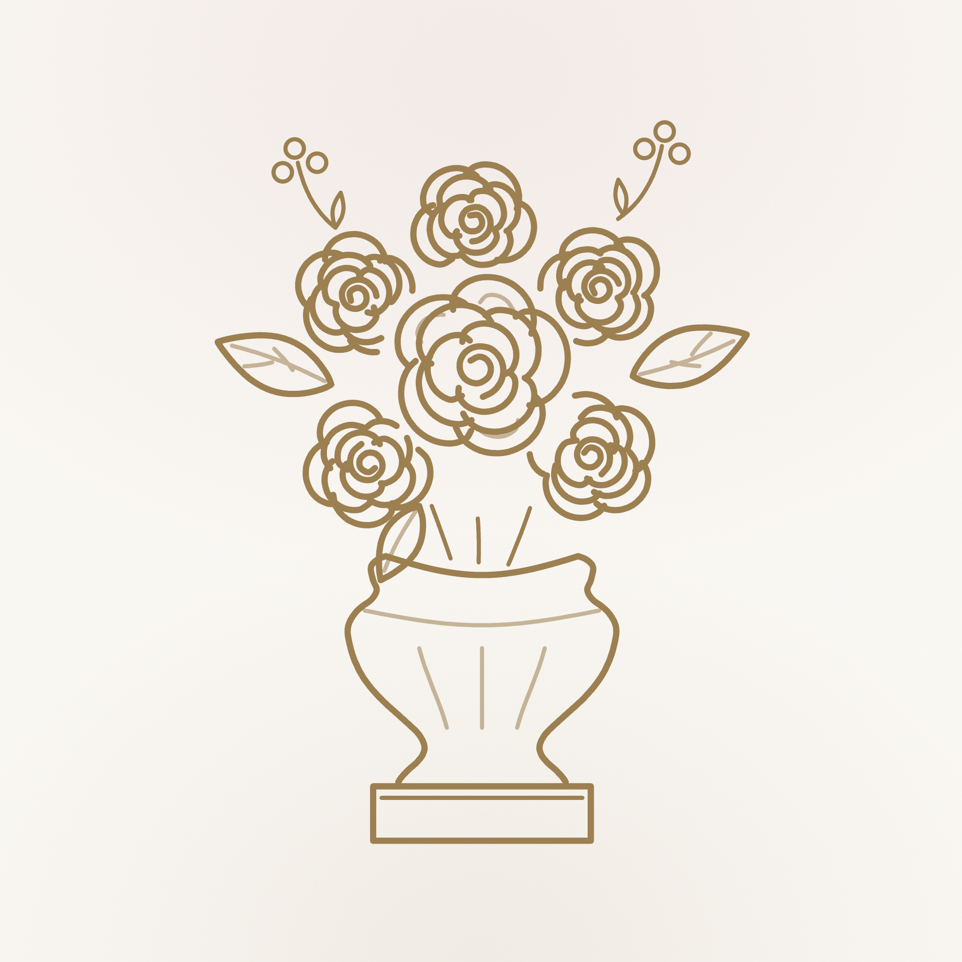 Pierra Travertine Vase — Amouria London